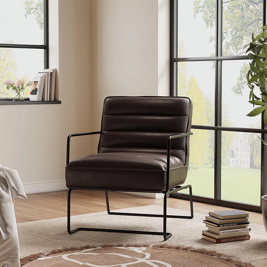 Klariza 62Cm Wide Faux Leather Armchair