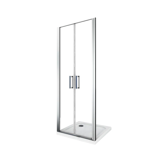 Gevonte Framed Glass Hinged Shower Door