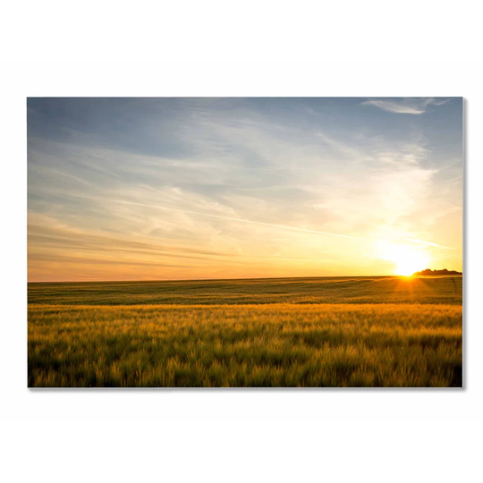 'Zuzka' wall art, 120 x 80cm, motif 116, sunset motif, metal picture