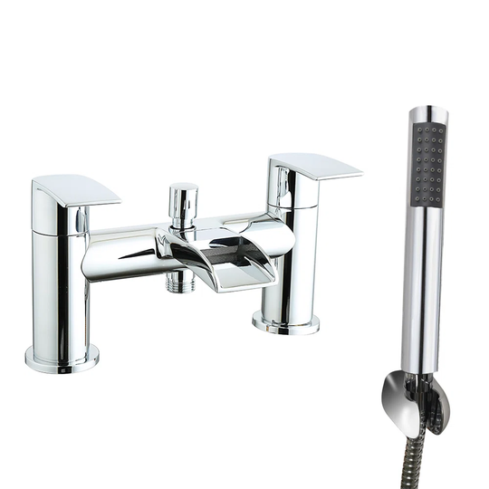 Kuykendall Deck Mounted Waterfall Roman Bath Tap