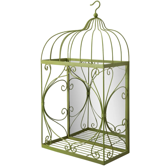 Hannaford Wall Vase Holder with Mirror