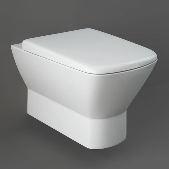 Rak Ceramics - rak Summit Wall Hung Toilet with Hidden Fixations - Urea Soft Close Seat