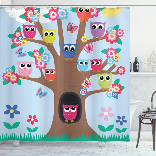 Bolyer 13 Piece Polyester Shower Curtain Set