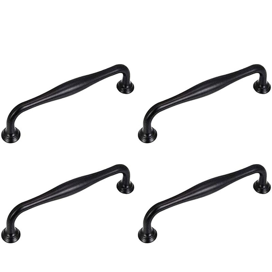 4-Piece Aluminum Cabinet Pull Pull Pull Handle, Cabinet Door Stick Handle, with Screws Fits Cabinets, Drawers, Cabinets, Bathroom Cabinets, Dressing
