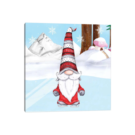 Fun Hat Gnoming Around II by Hugo Edwins - Wrapped Canvas Graphic Art