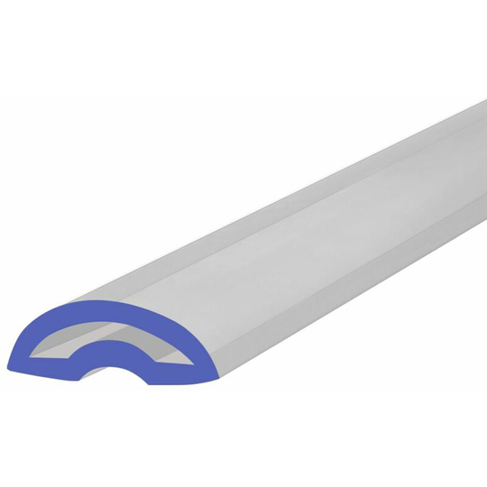 Shower Door Threshold Strip | Wetroom Barrier | Stick to Floor/Tray | Flexible Rubber Material | Clear Finish | SEAL119C (140cm) - Clear