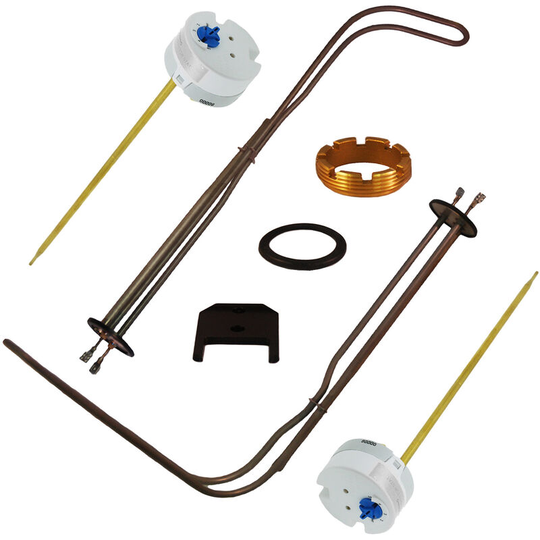 Heatraesadiacylinderspares - Heatrae Sadia Megaflo Titanium Upper & Lower Immersion Heaters 95606989 with tsr