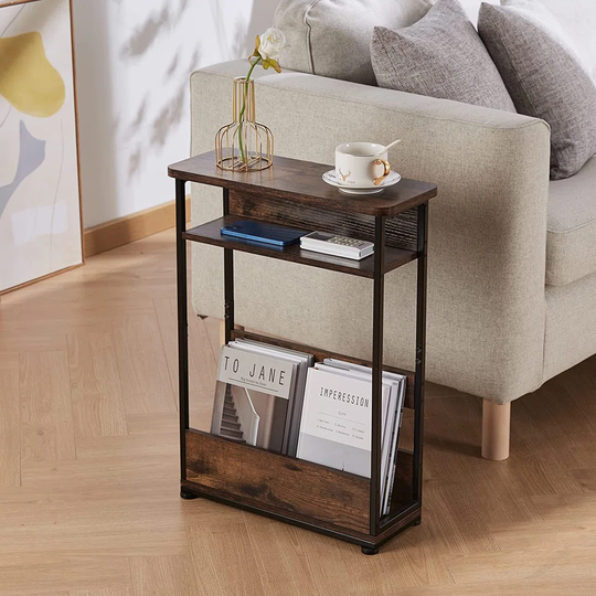 Giustina Side Table with Storage
