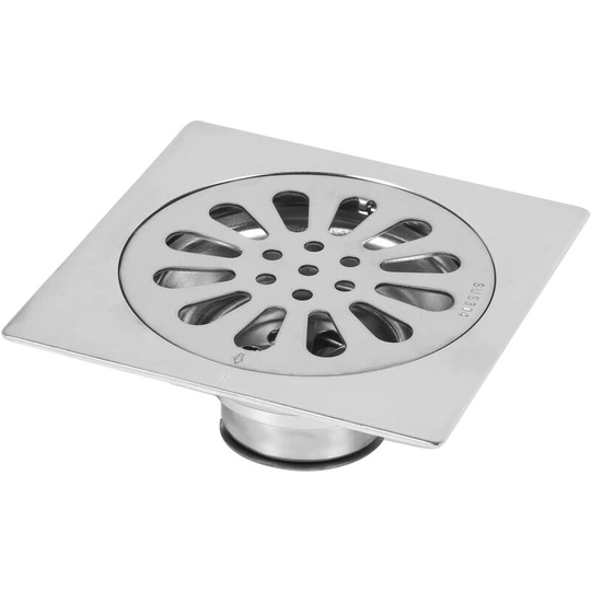 304 stainless steel floor drain thickened anti-odor square bathroom shower floor drain 100*100mm