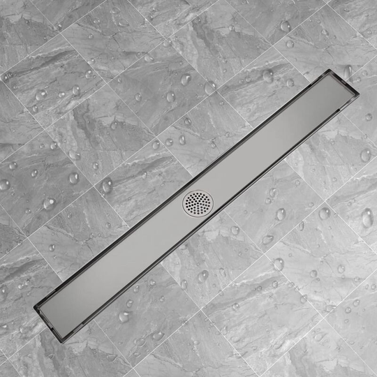 Linear Shower Drain 1030x140 mm Stainless Steel VDFF04355_UK - Topdeal