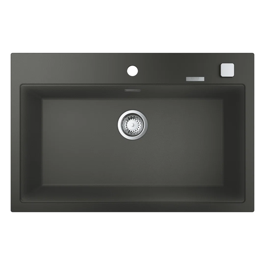 GROHE K700 Composite Sink, 78cm, Top-Mounted, 1 Bowl, with Overflow and Automatic Waste Fitting