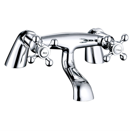 NRG - Traditional Bathroom Bath Filler Mixer Tap Bath Shower Solid Brass Faucets Chrome