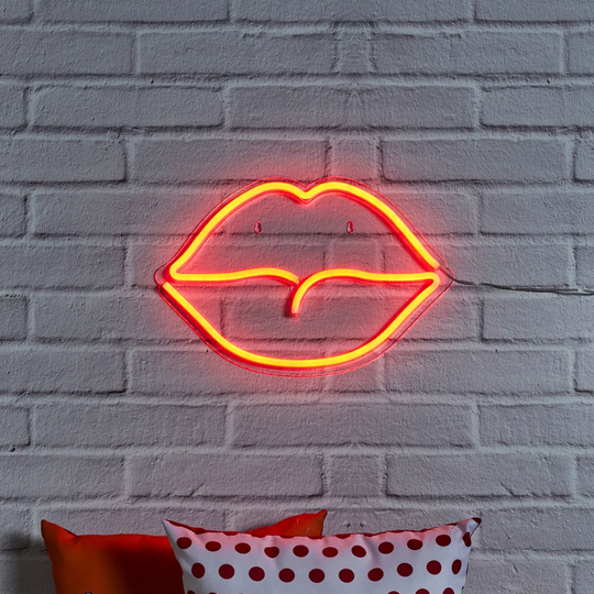 Faulks Mouth 28cm LED Novelty Neon Sign