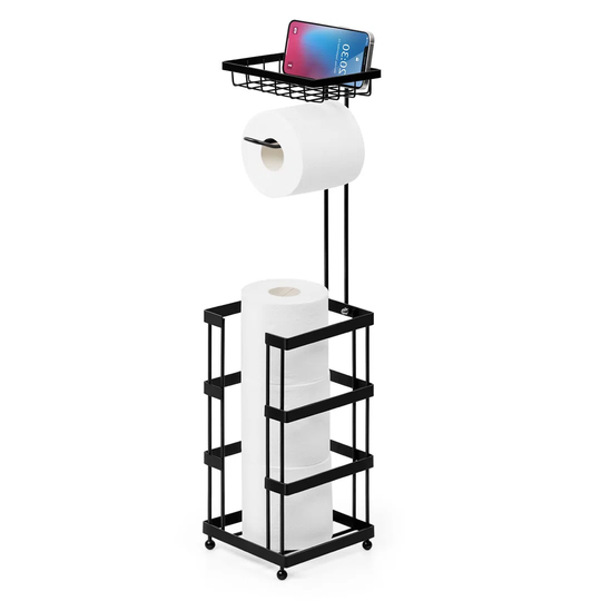 Wilcher Free Standing Toilet Roll Holder