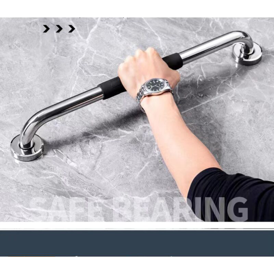 Toilet Grab Bar Stainless Steel Bathtub Handle Wall Mounted Towel Bar (12 Inches/300MM)
