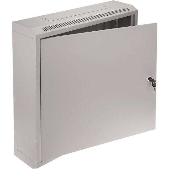 Rackmatic - Server rack cabinet 19 inch 12U 600x150x640mm wallmount with metal door SOHORack white