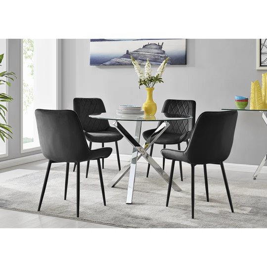 Wampsville 4 - Person Dining Set