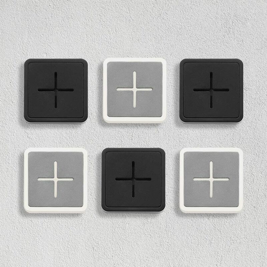 Perlerare - 6 Pieces Silicone Tea Towel Clips, Adhesive Tea Towel Hooks, Kitchen Towel Suction Cup Holder, Suction Cup Kitchen Towel Holder For