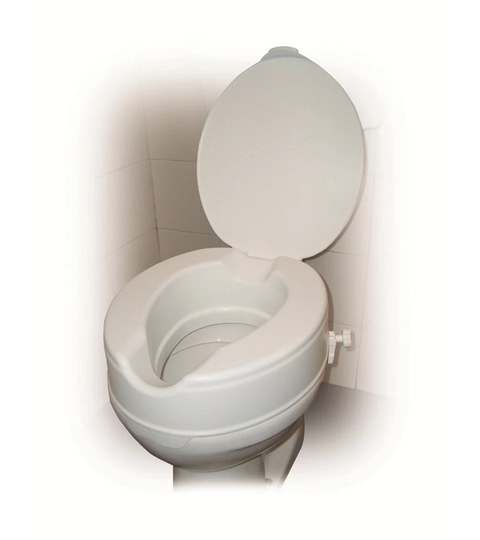 Elongated Raised Toilet Seat