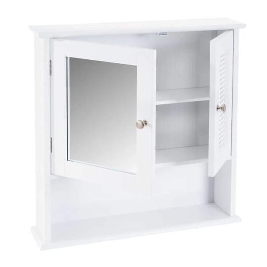 White Mdf Mirror Cabinet