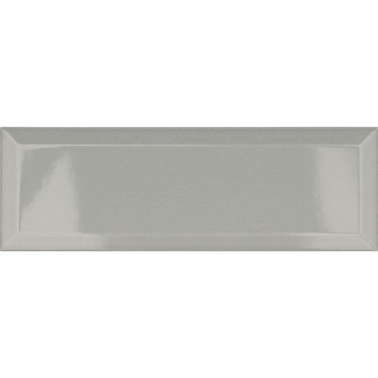 Metro Light Grey Ceramic Tile Sample - Grey - Amiata