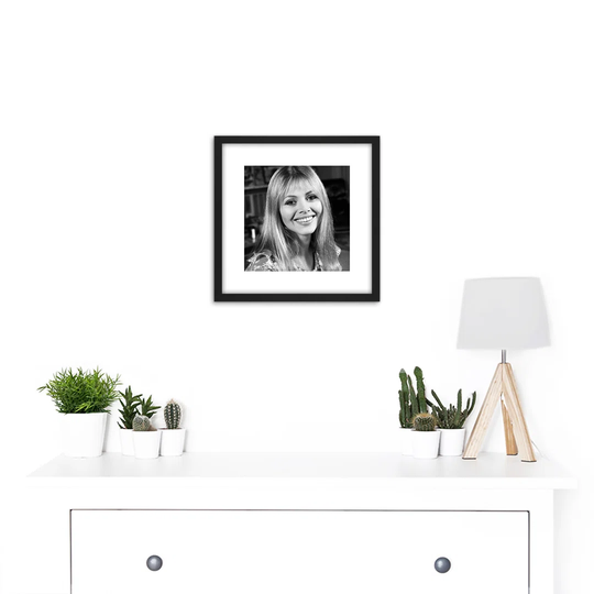 Warren Portrait Actress Britt Ekland Colour - Picture Frame Photograph