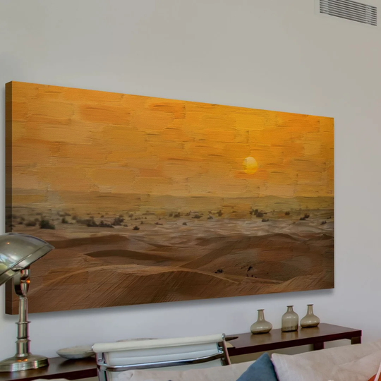 'Tarfaya' by East Urban Home Graphic Art Print on Wrapped Canvas