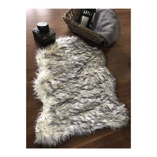 Otterville Power Loom Black/White Rug