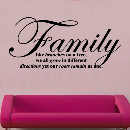 Family Quote Design 2 Decal Vinyl Wall Sticker