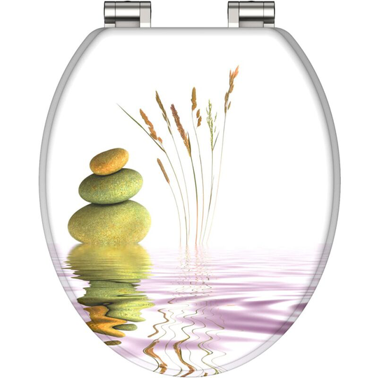 Toilet Seat with Soft-Close balance mdf schütte - Multicolour