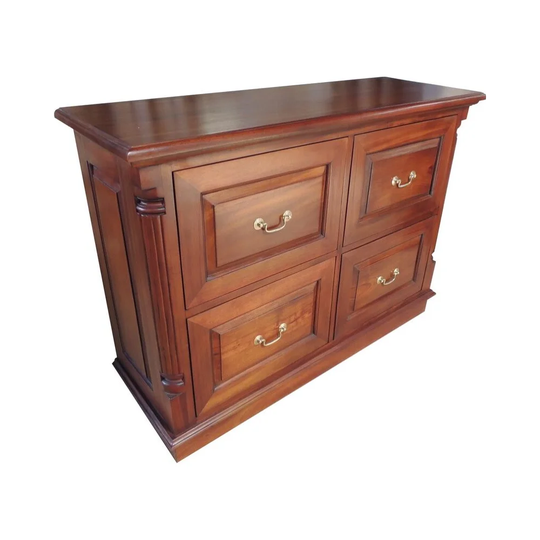 Lloyd 4-Drawer Mobile Vertical Filing Cabinet