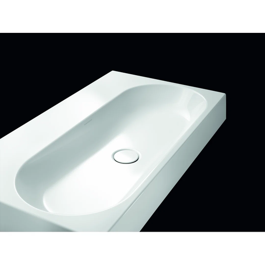 Centro Manhattan Steel Enamel Rectangular Wall Hung Bathroom Sink