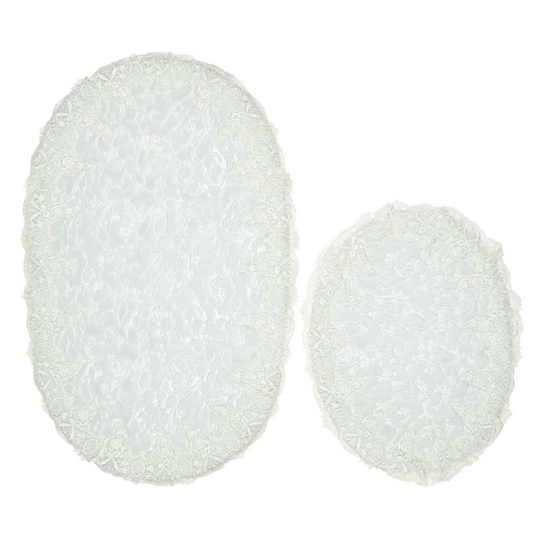 Valenzuela 2 Piece set Rechtangle Bath Mat