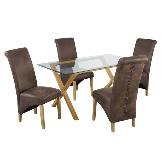 Riffe Dining Table with 4 Chairs