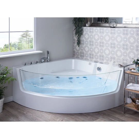 Trilby 1900mm x 1900mm Corner Whirlpool Bathtub