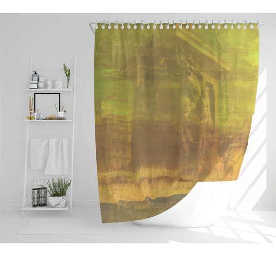 Dilshaan Polyester Shower Curtain Set