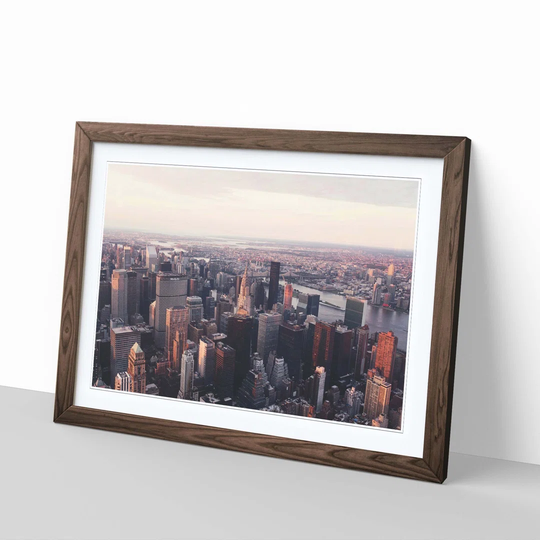 'New York City Skyline USA 10' Framed Photographic Print