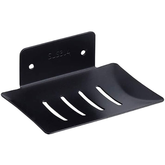1Pc Soap Holder Stainless Steel Soap Dish Self Draining Rustproof Save Space for Kitchen Bathroom