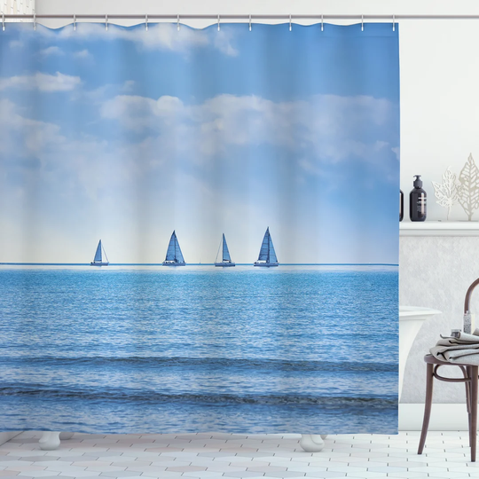 Baia Polyester Shower Curtain Set