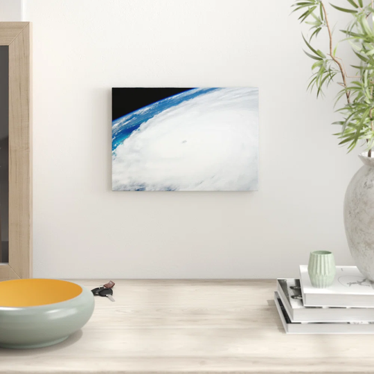 'Hurricane from Space Earth' Graphic Art