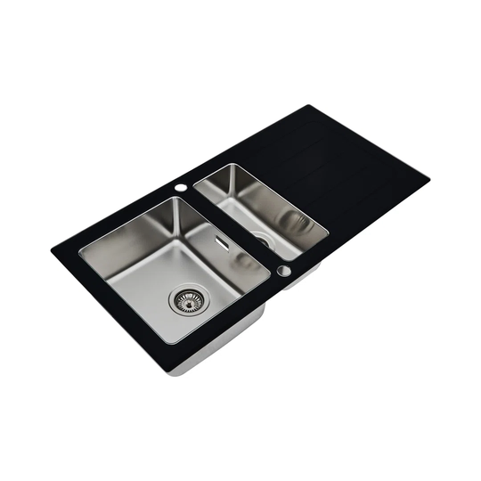 New York Insert Kitchen Sink 1.5 Bowl Inset Kitchen Sink