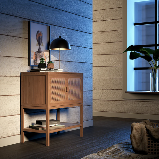 Sissy Solid Wood 2 - Door Accent Cabinet