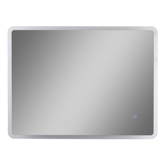 Oakhill Lighted Metal Framed Wall Mounted Bathroom Mirror in White