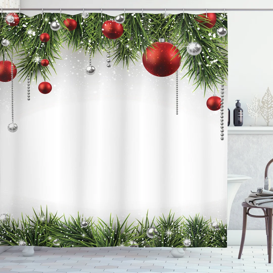 Azmat Polyester Shower Curtain Set