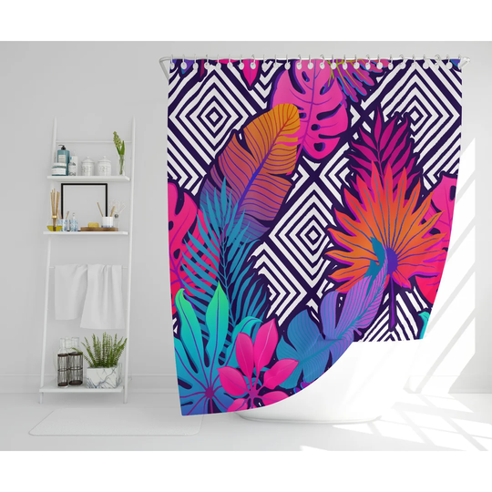 Calixta Polyester Shower Curtain Set