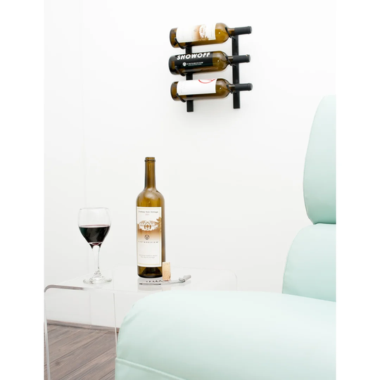 W Series Wall Mounted 3 Bottle Wine Rack