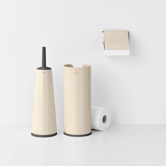 Brabantia Renew Toilet Accessory Set - Toilet Brush And Holder, Toilet Roll Holder And Toilet Roll Dispenser