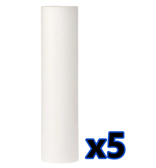 5X Anti Sediment 5" Polypropylene Water Filter 5Um Cartridge Removes Solids
