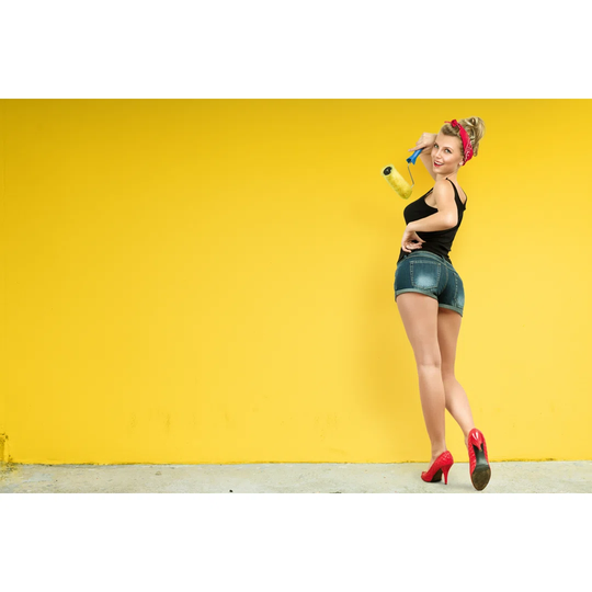 Young Woman - Wrapped Canvas Photograph
