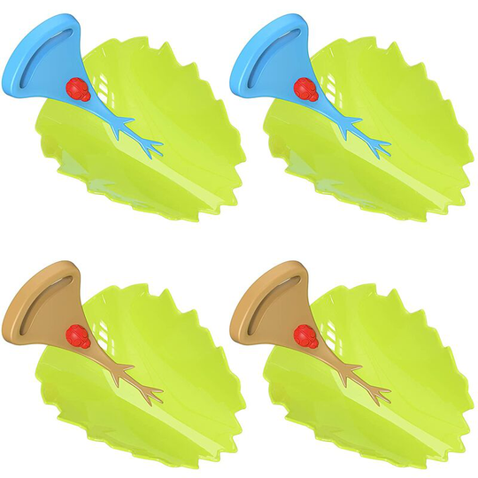 4 Pack Toddler Faucet Extender, Leaf Design Bath Spout Cover for Toddler Kids Sink Extender, Bathroom Faucet Cover Safe Hand Washing Solution for